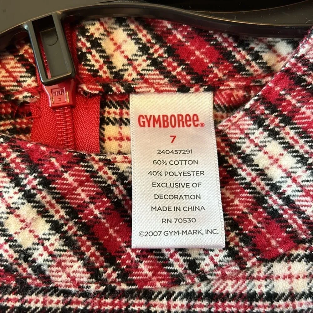 EUC Gymboree Plaid Dress (size 7 girls)